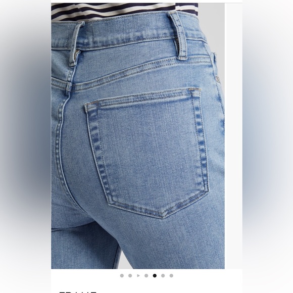 Frame Denim Sky Blue Le Easy Flare Jeans- worn once! Like new! Size 30! - Picture 9 of 9
